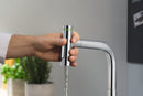 HansGrohe Metris Select M71 2 - Delikli Tek Kollu Eviye Bataryası 200, Çekilebilir El Duşu, 2Jet, Sbox - 73818000