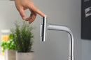 HansGrohe Metris Select M71 2 - Delikli Tek Kollu Eviye Bataryası 200, Çekilebilir El Duşu, 2Jet, Sbox - 73818000