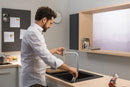 HansGrohe Metris Select M71 2 - Delikli Tek Kollu Eviye Bataryası 200, Çekilebilir El Duşu, 2Jet, Sbox - 73818800