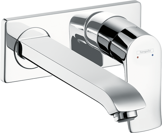 HansGrohe Metris Tek Kollu Lavabo Bataryası Ankastre Duvara Monte, 22.5 Cm Gaga İle - 31086000