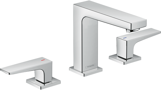 HansGrohe Metropol 3 - Delikli Lavabo Bataryası 110 Bas - Aç Gider Seti Ve Çubuk Volan İle - 32514000