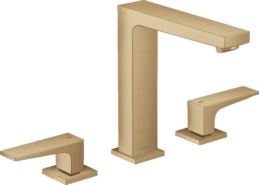 HansGrohe Metropol 3 - Delikli Lavabo Bataryası 160 Bas - Aç Gider Seti Ve Çubuk Volan İle - 32515140