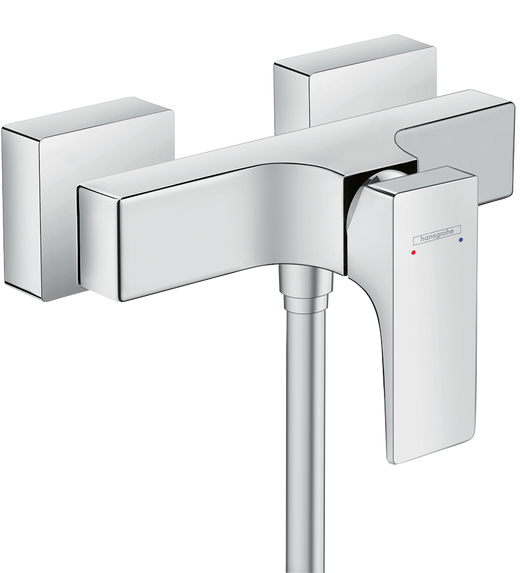 HansGrohe Metropol Tek Kollu Duş Bataryası Aplike, Çubuk Volan İle - 32560000