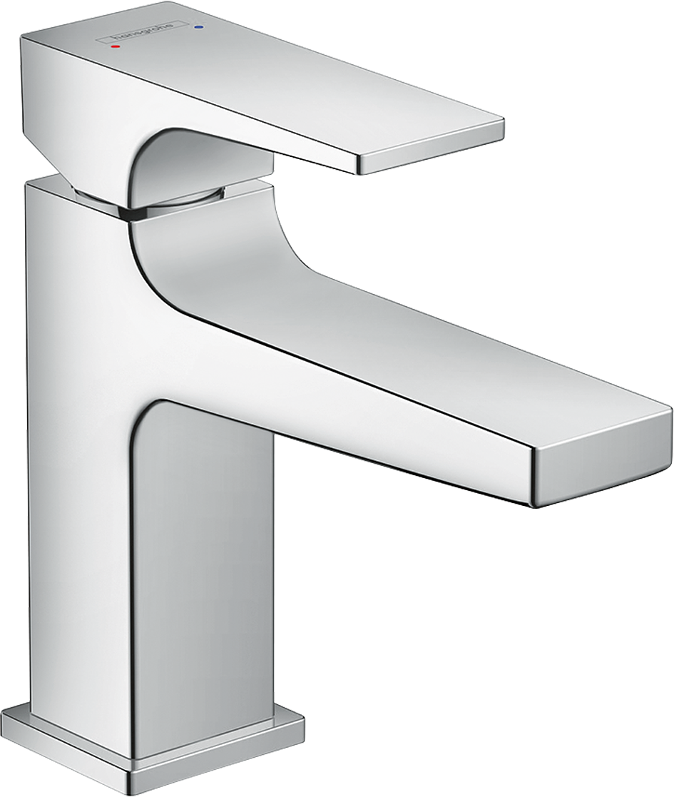 HansGrohe Metropol Tek Kollu Lavabo Bataryası 100 Çubuk Volan, Bas - Aç Gider Seti İle, Küçük Lavabolar İçin - 32500000