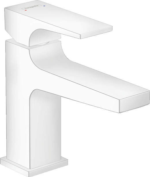 HansGrohe Metropol Tek Kollu Lavabo Bataryası 100 Çubuk Volan, Bas - Aç Gider Seti İle, Küçük Lavabolar İçin - 32500700