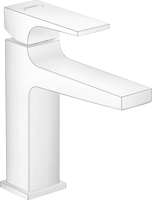 HansGrohe Metropol Tek Kollu Lavabo Bataryası 110 Çubuk Volan Ve Bas - Aç Gider Seti İle - 32507700