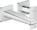 HansGrohe Metropol Tek Kollu Lavabo Bataryası Çubuk Volan, Ankastre Duvara Monte, 16.5 Cm Gaga İle - 32525000