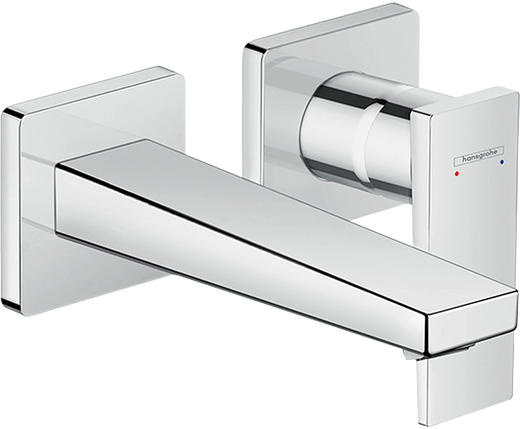 HansGrohe Metropol Tek Kollu Lavabo Bataryası Çubuk Volan, Ankastre Duvara Monte, 16.5 Cm Gaga İle - 32525000