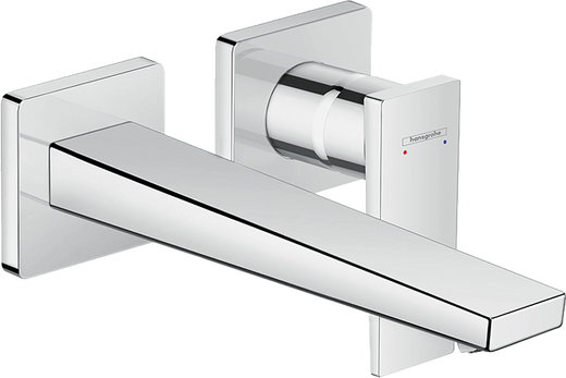 HansGrohe Metropol Tek Kollu Lavabo Bataryası Çubuk Volan, Ankastre Duvara Monte, 22.5 Cm Gaga İle - 32526000