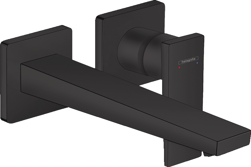 HansGrohe Metropol Tek Kollu Lavabo Bataryası Çubuk Volan, Ankastre Duvara Monte, 22.5 Cm Gaga İle - 32526670