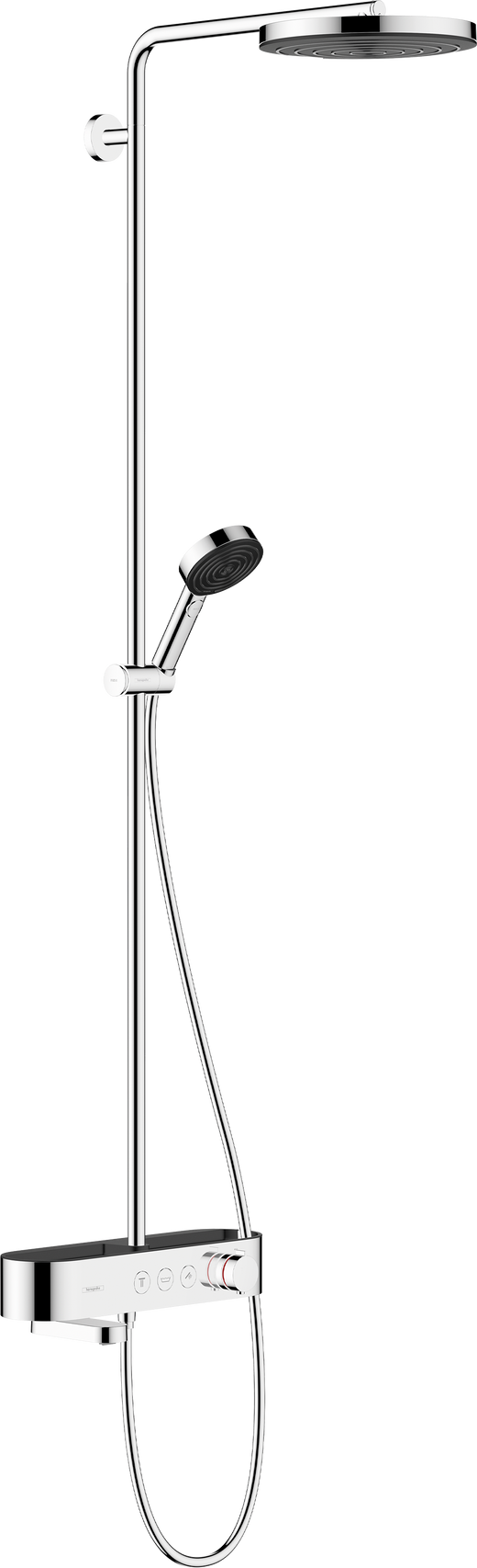 HansGrohe Pulsify S Duş Kolonu 260 1Jet, Banyo Termostatı Showertablet 400 İle - 24230000
