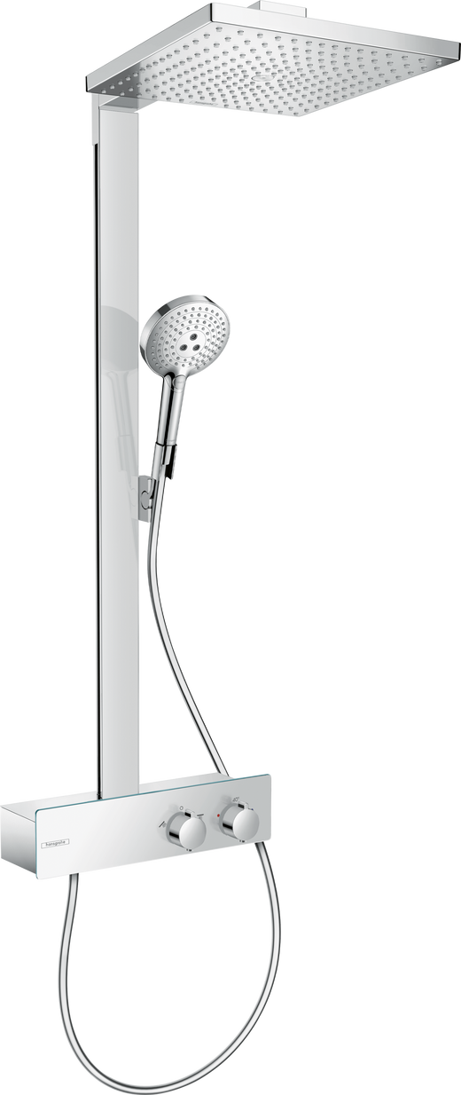 HansGrohe Raindance E Duş Kolonu 300 1 Jet, Ecosmart, 9 Lt/Dk, Showertablet 350 İle - 27362000