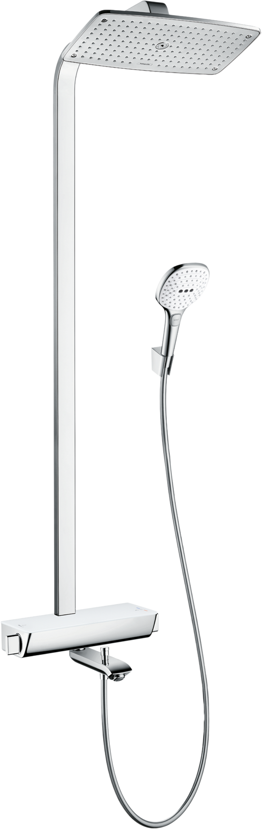 HansGrohe Raindance E Duş Kolonu 360 1 Jet, Banyo Termostat İle - 27113400