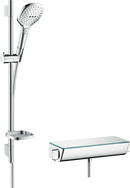 HansGrohe Raindance Select E Aplike Duş Sistemi 120 3Jet, Ecostat Select Termostat Ve 65 Cm Duş Barı İle - 27038000