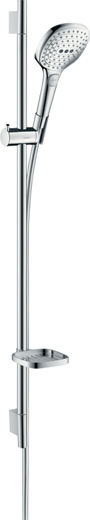 HansGrohe Raindance Select E Duş Seti 120 3 Jet, Ecosmart, 9Lt/Dk, 90 Cm Duş Barı Ve Sabunluk İle - 26623400