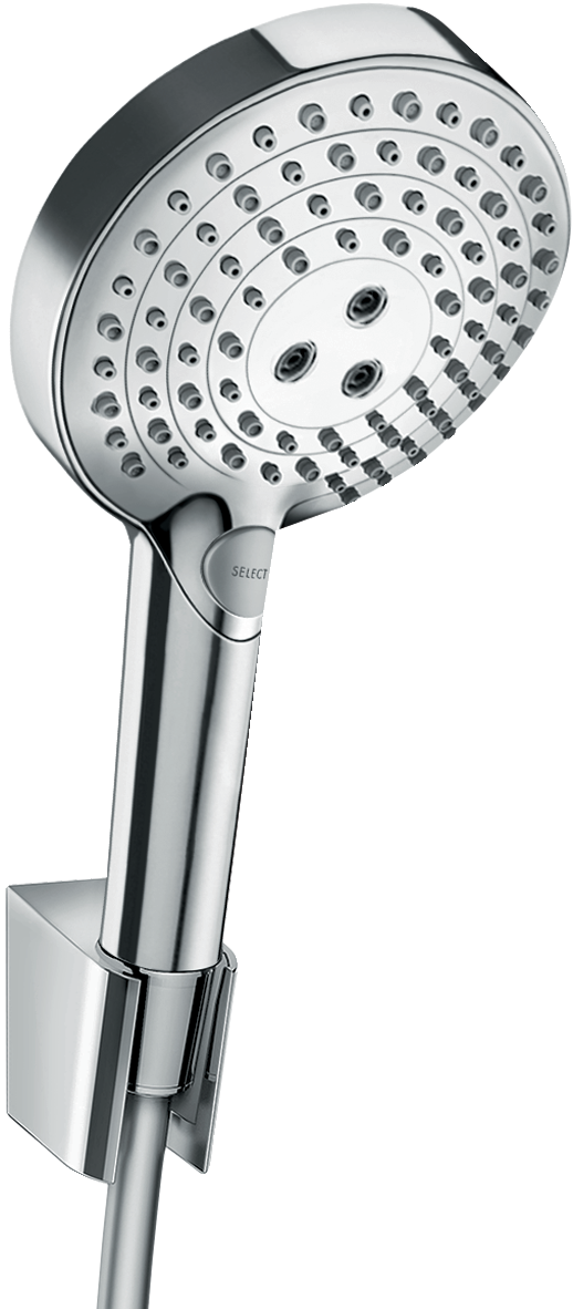 HansGrohe Raindance Select S Duş Askı Seti 120 3 Jet, Powderrain, 160 Cm Duş Hortumu İle - 27668000