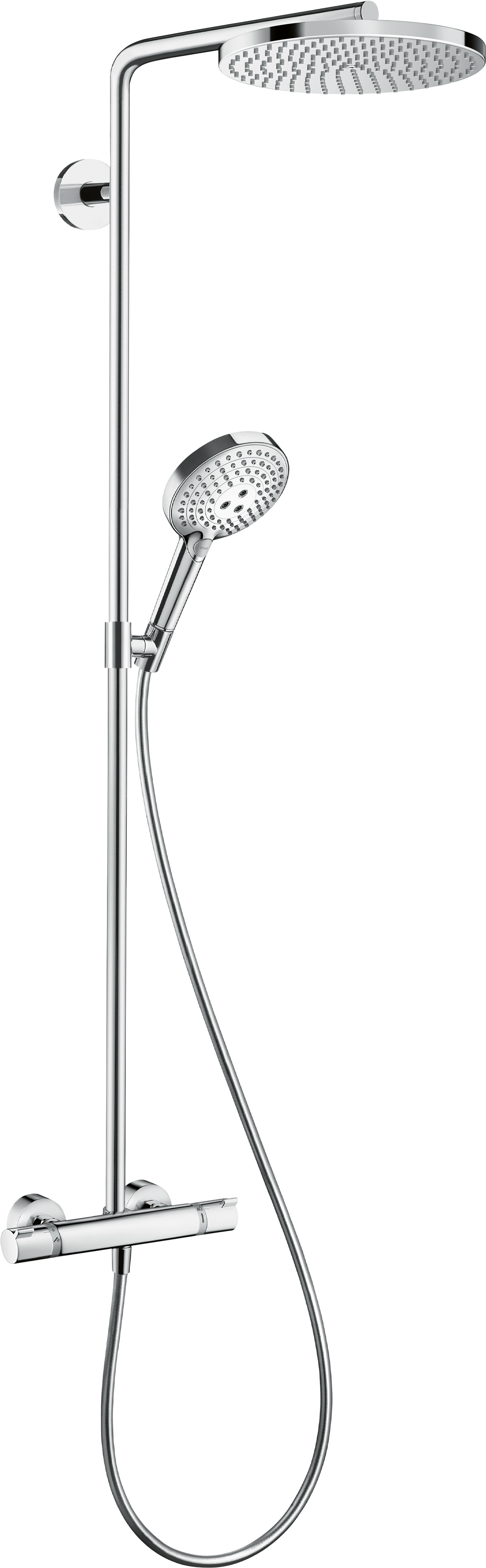 HansGrohe Raindance Select S Duş Kolonu 240 1 Jet, Powderrain, Termostat İle - 27633000
