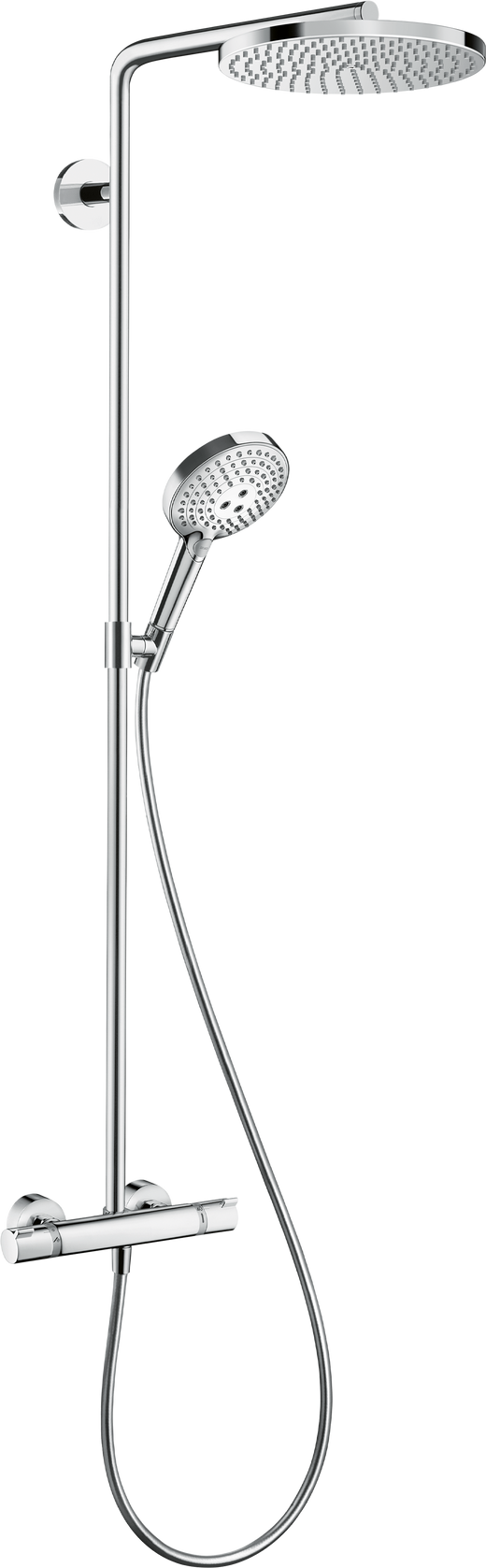 HansGrohe Raindance Select S Duş Kolonu 240 1 Jet, Powderrain, Termostat İle - 27633000