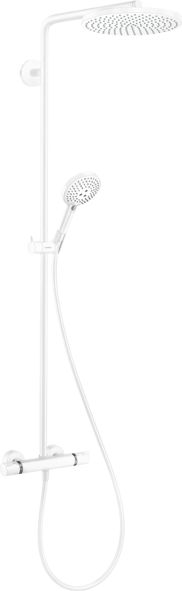 HansGrohe Raindance Select S Duş Kolonu 240 1 Jet, Powderrain, Termostat İle - 27633700