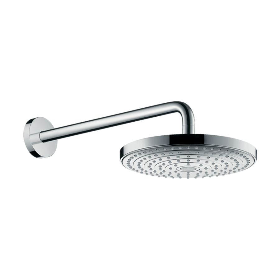 HansGrohe Raindance Select S Tepe Duşu 240 2 Jet, Ecosmart, 9 Lt/Dk, Duş Dirseği İle - 26470000