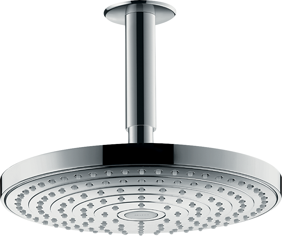 HansGrohe Raindance Select S Tepe Duşu 240 2 Jet, Ecosmart, 9 Lt/Dk, Tavan Bağlantısı İle - 26469000