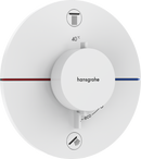 Hansgrohe RainSelect Comfort S EN1717'ye uygun entegre güvenlik kombinasyonu ile 2 fonksiyon için ankastre kurulumlu termostat - 15556700