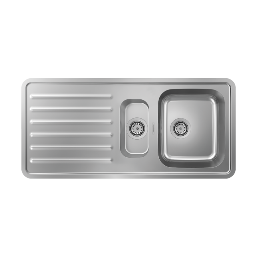 HansGrohe S41 S4111 - F540 Gömme Eviye 340/150 Damlalık İle - 43342800