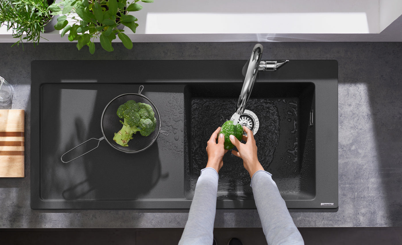 HansGrohe S51 S514 - F450 Ankastre Eviye 450, Damlalıklı - 43314290