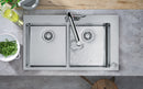 HansGrohe S71 S711 - F765 Ankastre Eviye 370/370 - 43303800