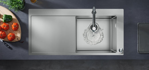 HansGrohe S71 S717 - F450 Ankastre Eviye 450, Damlalıklı - 43307800