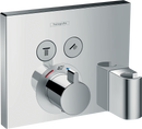 HansGrohe Showerselect Termostat Ankastre Montaj, 2 Çıkış İçin Hortum Bağlantısı Ve Duş Askısı İle  - 15765000