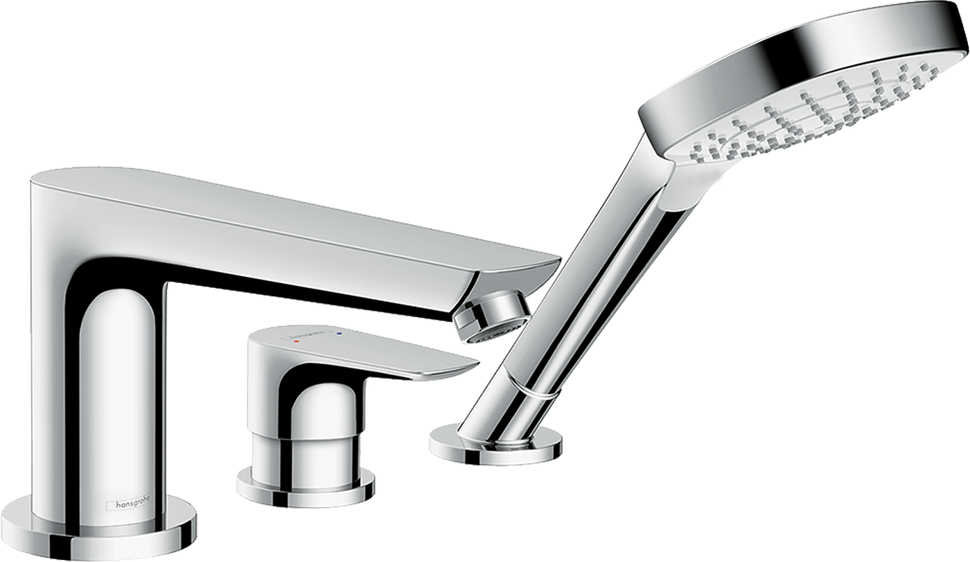 HansGrohe Talis E 3 - Delikli Küvet Kenarı Banyo Bataryası - 71731000