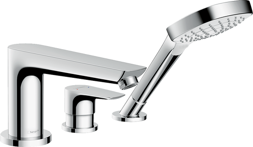 HansGrohe Talis E 3 - Delikli Küvet Kenarı Banyo Bataryası - 71731000