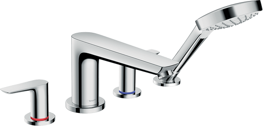 HansGrohe Talis E 4 - Delikli Küvet Kenarı Banyo Bataryası - 71748000