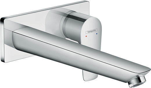HansGrohe Talis E Tek Kollu Lavabo Bataryası Ankastre Duvara Monte, 22.5 Cm Gaga İle - 71734000
