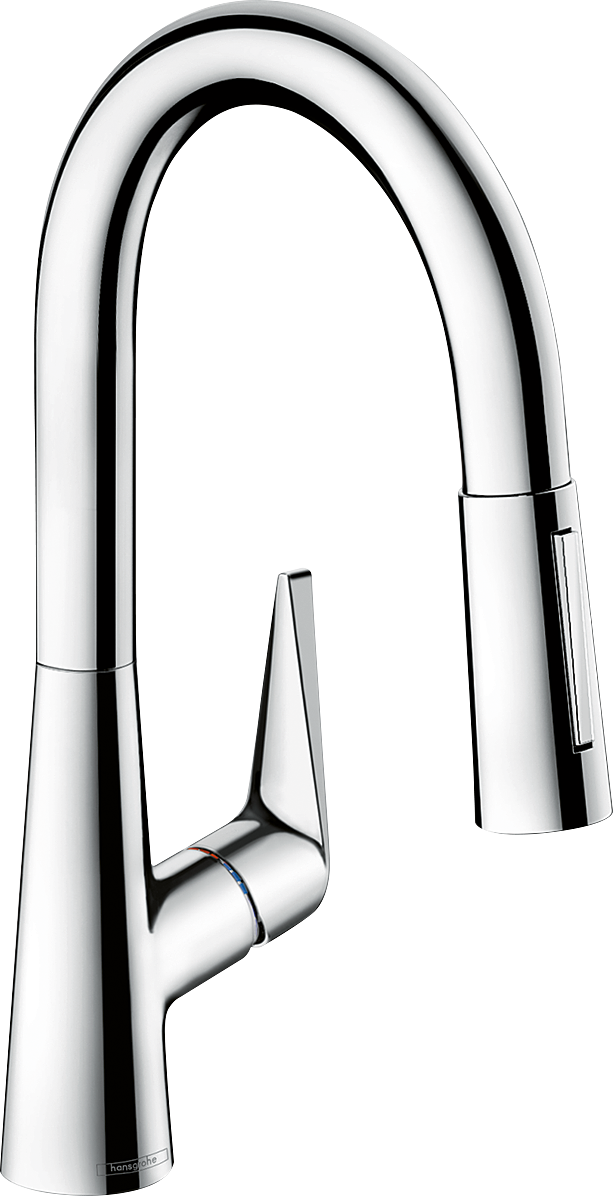 HansGrohe Talis M51 Tek Kollu Eviye Bataryası 160, Çekilebilir El Duşu, 2Jet - 72815000