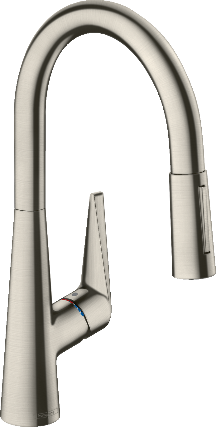 HansGrohe Talis M51 Tek Kollu Eviye Bataryası 200, Çekilebilir El Duşu, 2Jet - 72813800