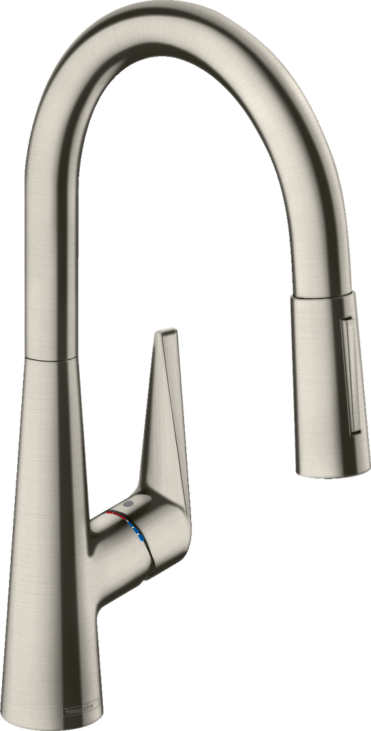 HansGrohe Talis M51 Tek Kollu Eviye Bataryası 200, Çekilebilir El Duşu, 2Jet - 72813800