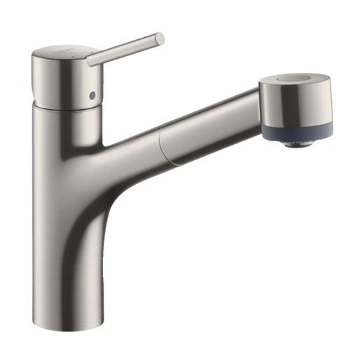 HansGrohe Talis M52 Tek Kollu Eviye Bataryası 170, Çekilebilir El Duşu, 2Jet, Sbox - 73860800