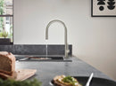 HansGrohe Talis M54 Tek Kollu Eviye Bataryası 210, Çekilebilir El Duşu, 2Jet, Sbox - 72801800