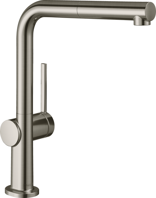 HansGrohe Talis M54 Tek Kollu Eviye Bataryası 270, Çekilebilir Gaga, 1Jet, Sbox - 72809800