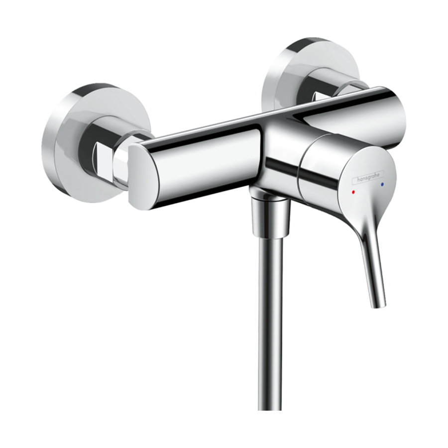 HansGrohe Talis S Tek Kollu Duş Bataryası Aplike, Merkez Mesafe 15.3 Cm - 72601000