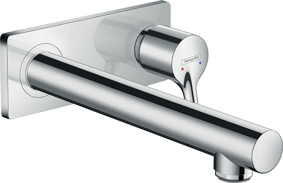 HansGrohe Talis S Tek Kollu Lavabo Bataryası Ankastre Duvara Monte, 22.5 Cm Gaga İle - 72111000