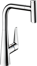 HansGrohe Talis Select M51 Tek Kollu Eviye Bataryası 300, Çekilebilir Gaga, 1Jet - 72821000