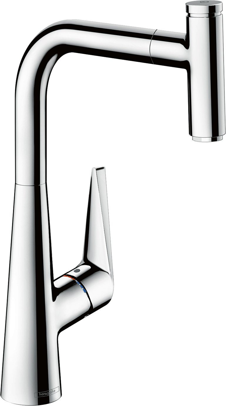HansGrohe Talis Select M51 Tek Kollu Eviye Bataryası 300, Çekilebilir Gaga, 1Jet - 72821000