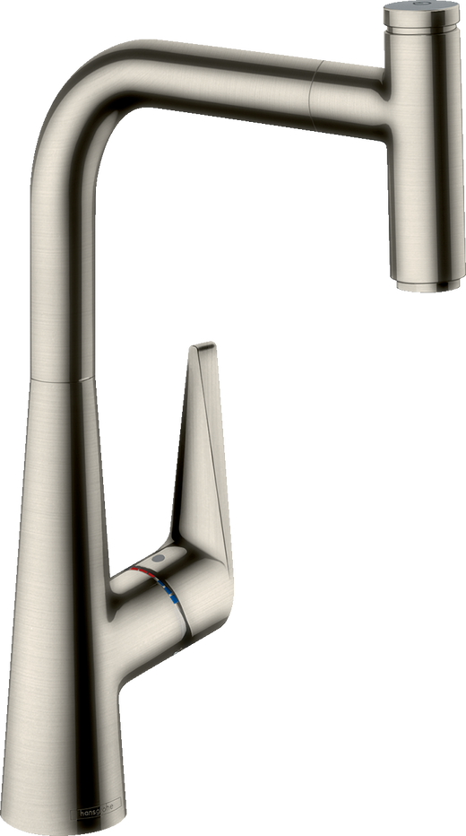 HansGrohe Talis Select M51 Tek Kollu Eviye Bataryası 300, Çekilebilir Gaga, 1Jet - 72821800