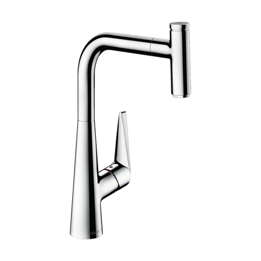 HansGrohe Talis Select M51 Tek Kollu Eviye Bataryası 300, Çekilebilir Gaga, 1Jet, Sbox - 73853000