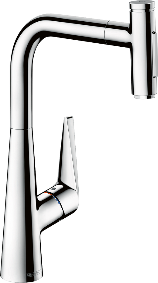 HansGrohe Talis Select M51 Tek Kollu Eviye Bataryası Çekilebilir El Duşu İle - 72823000