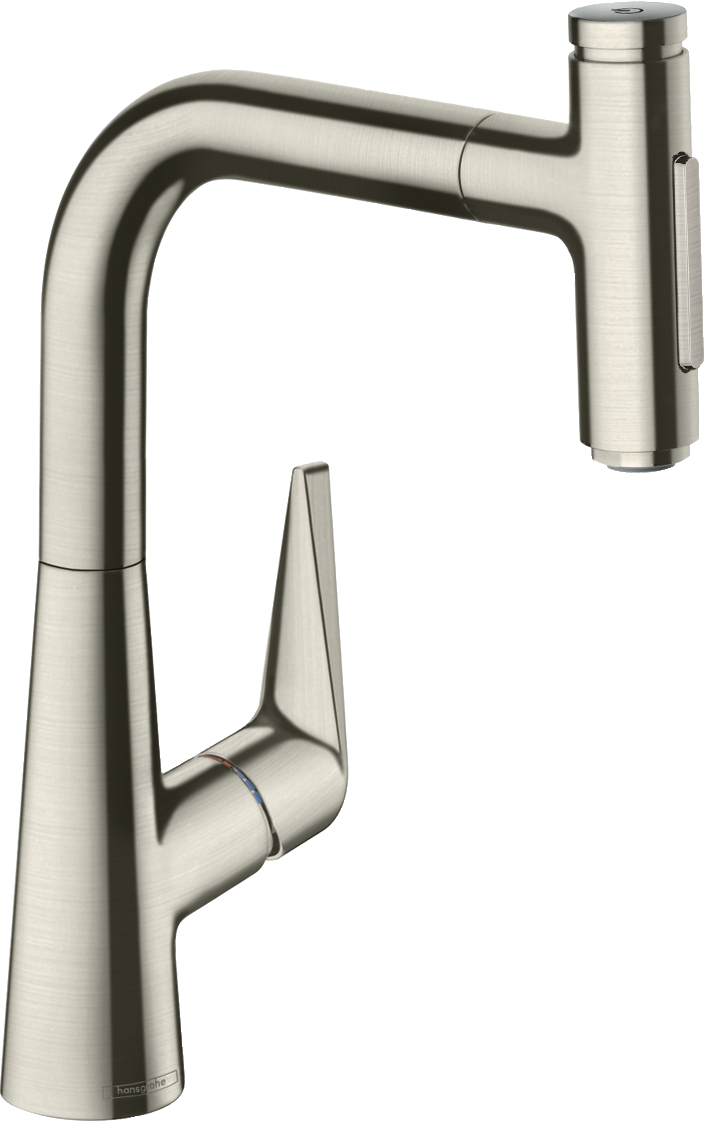 HansGrohe Talis Select M51 Tek Kollu Eviye Bataryası Çekilebilir El Duşu İle - 72824800