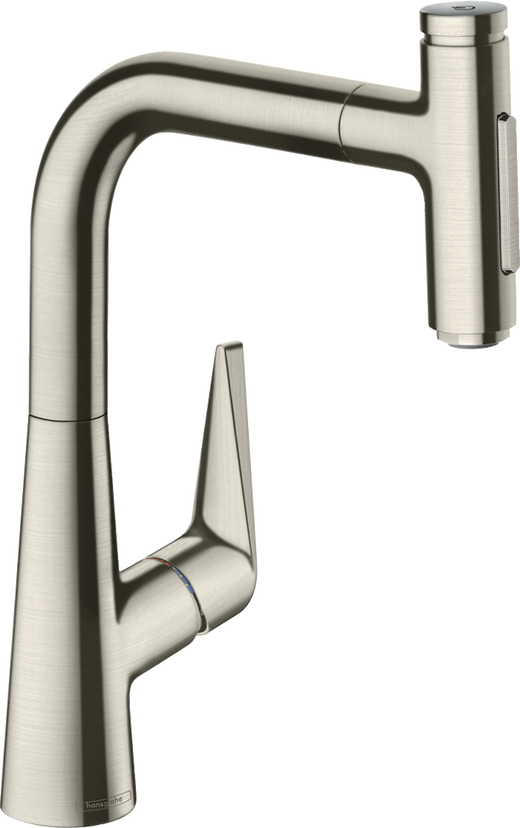HansGrohe Talis Select M51 Tek Kollu Eviye Bataryası Çekilebilir El Duşu İle - 72824800